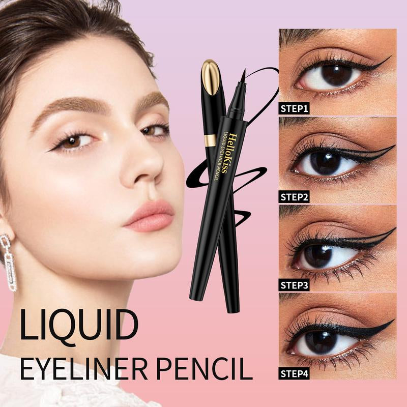 Hellokiss Long-Lasting Eyeliner - Lightweight, Waterproof, Vegan, Cruelty-Free, 24-Hour Smooth Application with Ultra-Creamy and Silky Texture