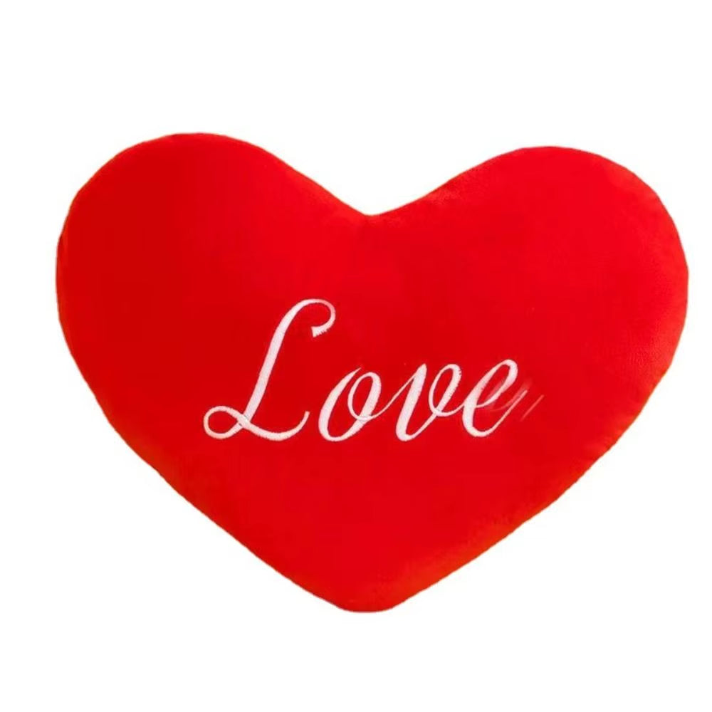 New Heart Shape Soft Pillow Home Decorative Valentines Day Heart Plush Pillow Stuffed Pillow Kids Birthday Gift