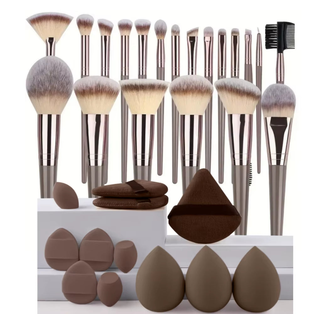 3-20Pcs Premium Makeup Brushes Set Soft Fluffy Beauty Cosmetic Foundation Makeup Brush Eyeshadow Blush Kabuki Make up Tools