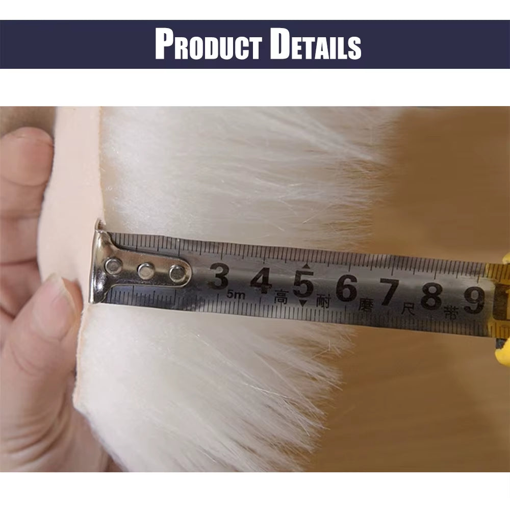 Heart Shaped Faux Fur Rug Bedroom Fluffy Shaggy Area Rugs Sheepskin Fuzzy Rug Carpets Throw Shag Rug Sofa Decor Floor Mat Plush