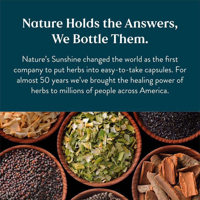 Nature's Sunshine Lymphatic Drainage Supplement for Bloating Relief, Detoxification, and Enhanced Lymphatic Support with Herbal Extracts