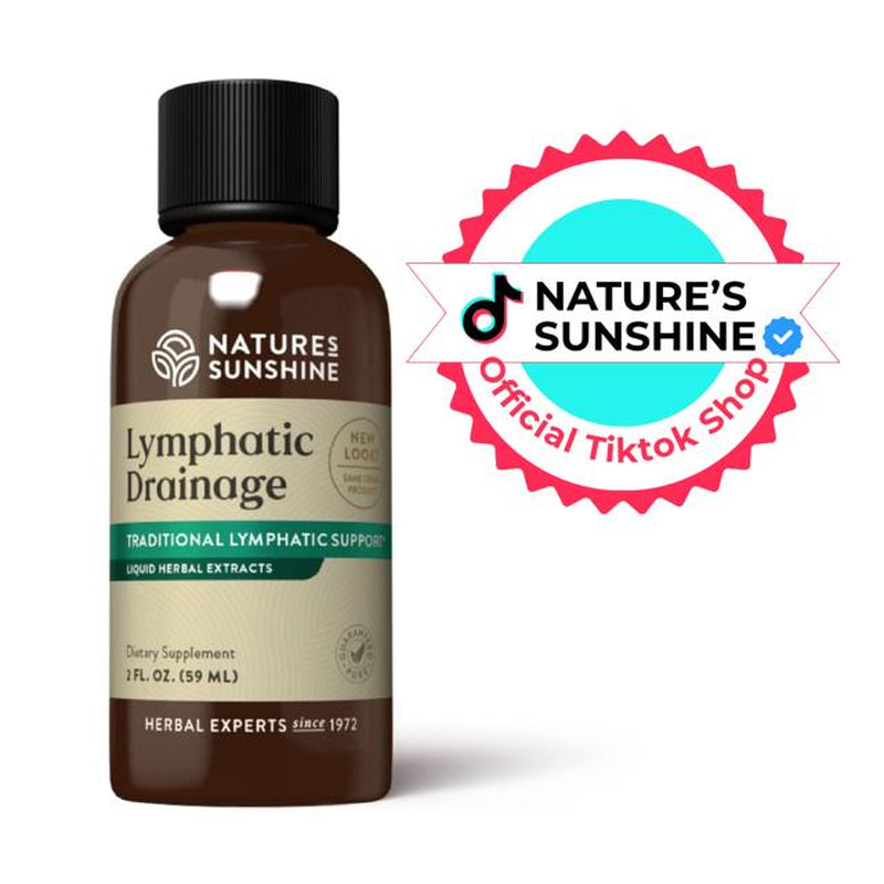 Nature's Sunshine Lymphatic Drainage Supplement for Bloating Relief, Detoxification, and Enhanced Lymphatic Support with Herbal Extracts