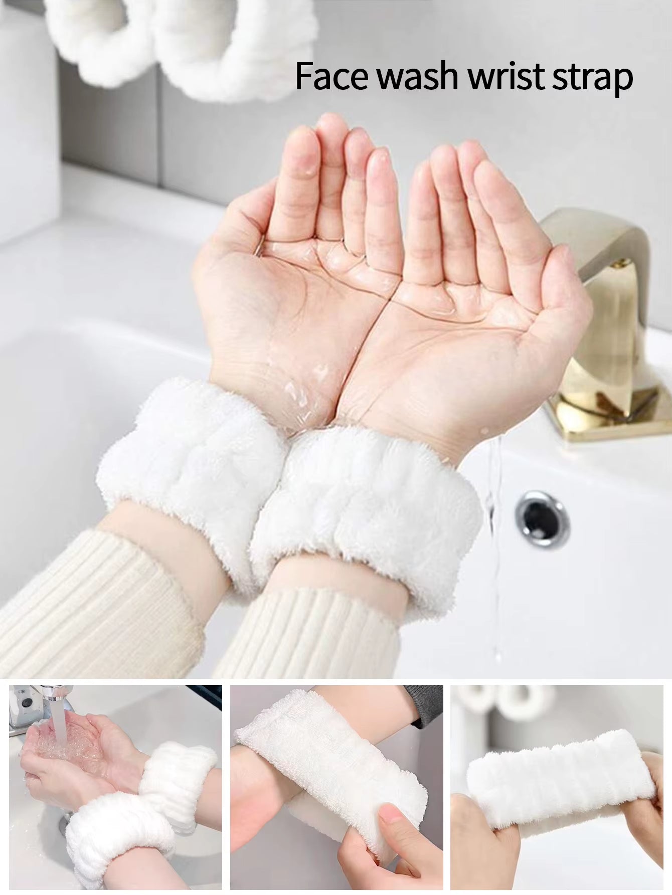 6PCS Professional Beauty Tools: Super Soft Unisex Cleansing Set + Dry and Wet Dual-Purpose Sponge Powder Puff Set