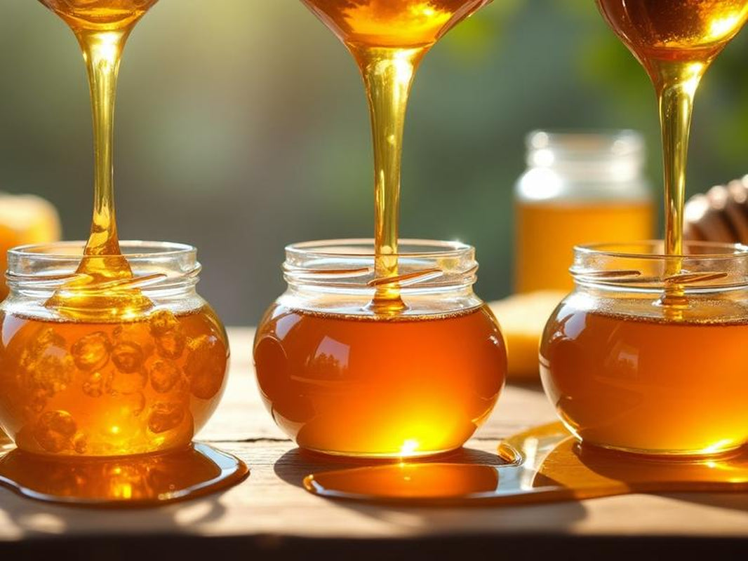 Organic Natural Honey - 12 Sachets (20G per Sachet), Sweet & Pure with Bee Pollen & Royal Jelly