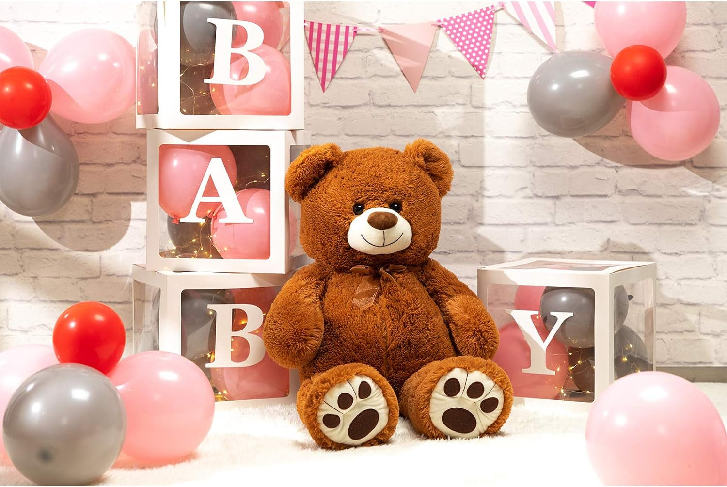 36" Oso De Peluche Animales GIGANTE Regalo San Valentin Grande Juguetes Suave