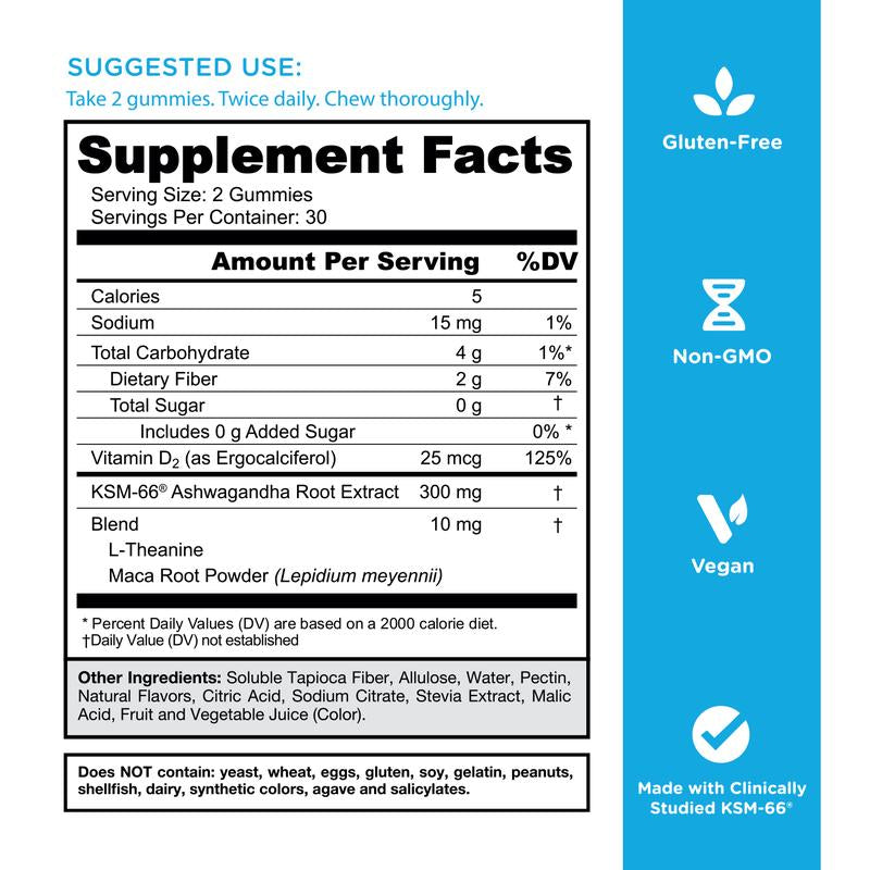 Zero Sugar Best Seller Trio: Revolutionary 3-in-1 Pre, Post, and Probiotic Formula with Apple Cider Vinegar, Vitamin B12, Ashwagandha, L-Theanine, and Vitamin D Gummies - Gluten-Free, Vegan, Non-GMO, and Gelatin-Free