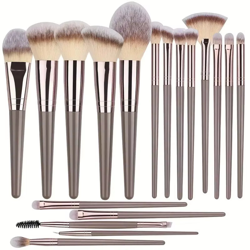 3-20Pcs Premium Makeup Brushes Set Soft Fluffy Beauty Cosmetic Foundation Makeup Brush Eyeshadow Blush Kabuki Make up Tools